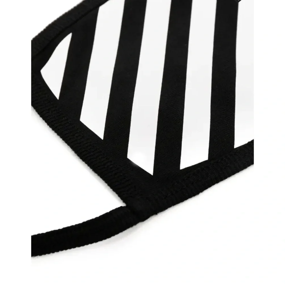 Off-White Diag-print face mask
